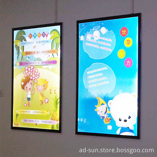 Aluminum Frame LED Slim Ultra Thin Light Boxes
